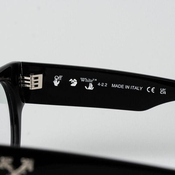 Off-White STYLE 13 Women Eyeglasses Black Round OERJ013 1000 NEW AUTHENTIC main image 8
